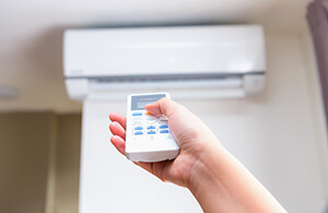 A heat pump or ductless AC system